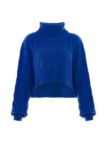 myMo Damen Rollkragenpullover in KÖNIGSBLAU