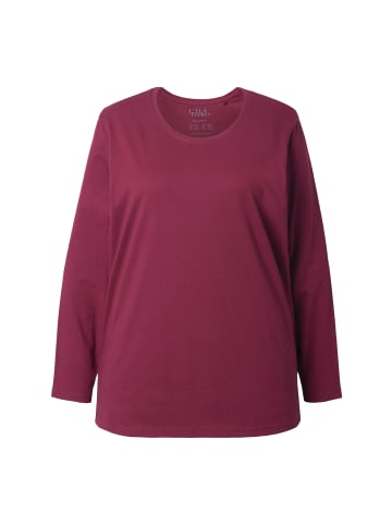Ulla Popken Shirt in dunkle beere