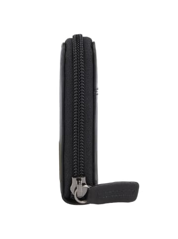 mano Don Romeo Geldbörse RFID Leder 18 cm schwarz