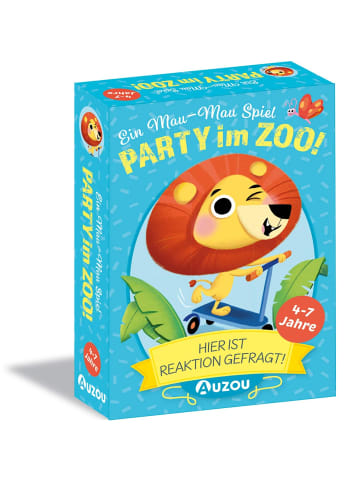 AUZOU Kartenspiel Ein Mau-Mau-Spiel - Party im Zoo in Bunt