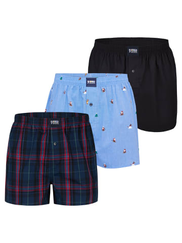 Happy Shorts Boxer Christmas in HS-377 + 6045 + black