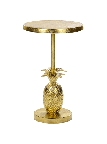 Beliani Beistelltisch PANNOUVRE in Gold - (W) 29 x (H) 49 x (L) 29 cm