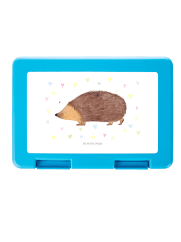 Mr. & Mrs. Panda Lunchbox Igel Herzen ohne Spruch in Weiß