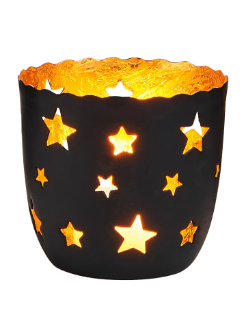 Butlers Teelichthalter DELIGHT Sterne 6er-Set in Schwarz