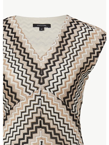 comma Kleid lang in Creme