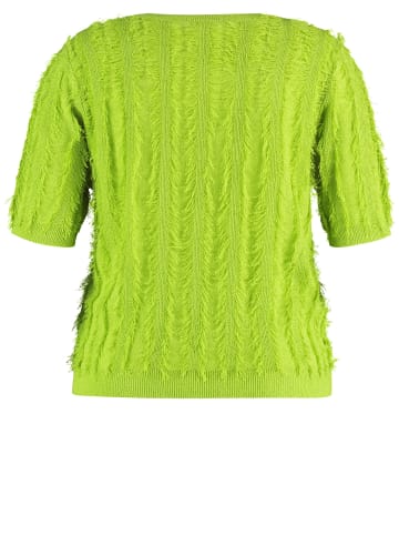 SAMOON Strick, Shirt, Top, Body in New Lime Green