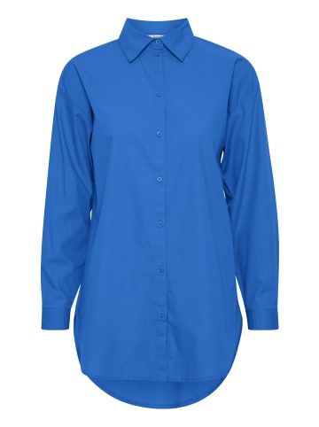b. young Langarm - Hemd BYGAMZE Loose fit in Strong Blue