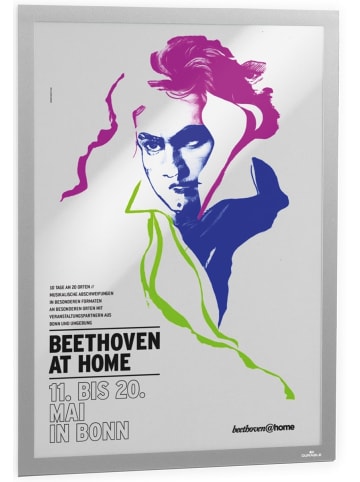 Durable Info-Rahmen Duraframe Poster A2 silber