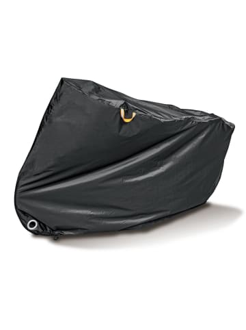 EASYmaxx Wetterschutzhaube Fahrrad 200x70x110cm schwarz inkl. Transporttasche Schwarz