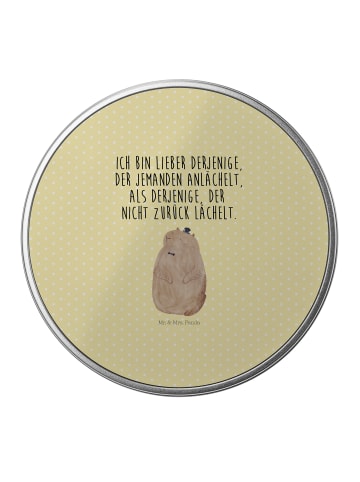 Mr. & Mrs. Panda Dose Murmeltier mit Spruch in Gelb Pastell