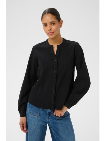 Kaffe Langarm - Hemd KAnaya Regular fit in Black Deep