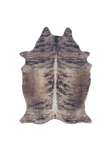 KADIMA DESIGN Teppich Waschbar Flachgewebe Rindsleder-Imitat Polyester Wohnzimmer