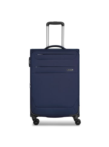 Worldpack Chicago 4 Rollen Trolley M 67 cm mit Dehnfalte dark-blue