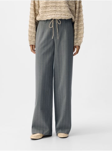 Object Hose mit weitem Bein in Medium Grey Melange