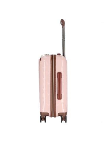 Stratic Leather&More 4-Rollen Kabinentrolley 55 cm in rose