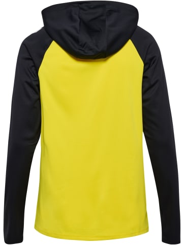 Hummel Reißverschluss Jacke Daumenlöcher Hmllead Damen in BLAZING YELLOW/BLACK