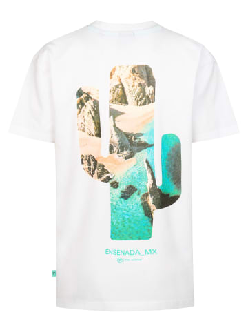 Petrol Industries T-Shirt mit Rückenprint Sol in Weiß