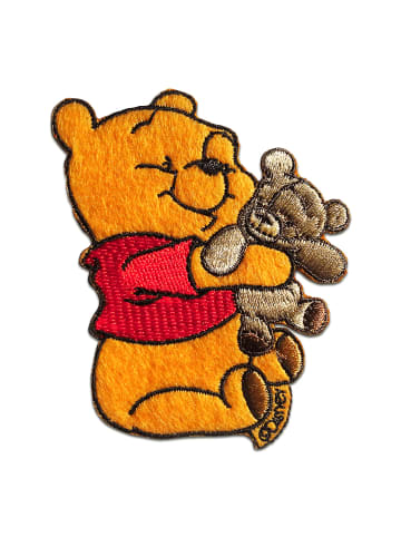 Disney Winnie Puuh Mit Teddy Comic KinderApplikation Bügelbild inGelb