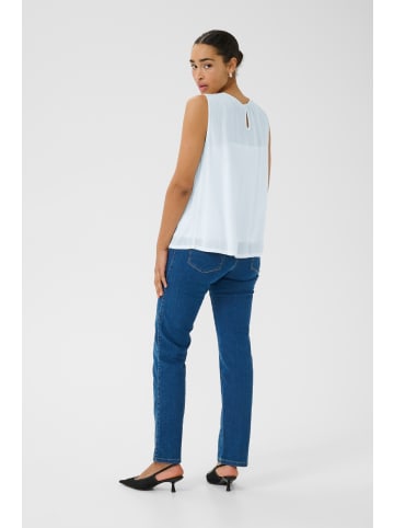 Kaffe Ärmellose Bluse KAciara Regular fit in Chalk