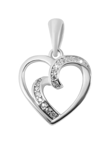 Adeliás Damen Anhänger – Anhänger aus 925 Silber mit Zirkonia in silber