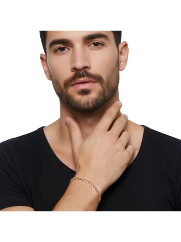 Steel_Art Gliederarmband Herren Ravi goldfarben in goldfarben