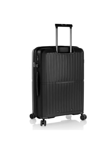 Heys AirLite 4 Rollen Trolley M 66 cm mit Dehnfalte in black