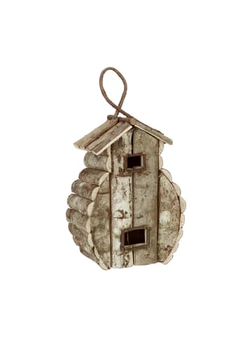 relaxdays Vogelhaus in Natur - (B)21x (H)39 x (T)14 cm