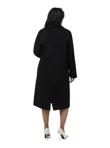 Ulla Popken Wolljacke in dunkles marine