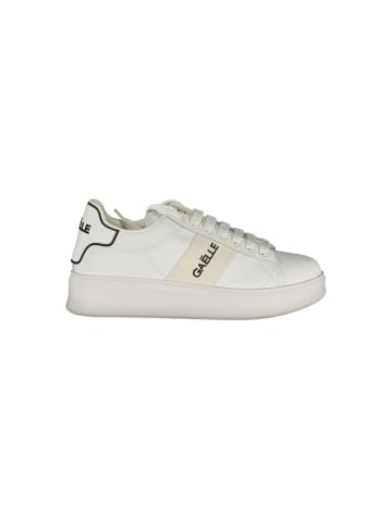 GAELLE PARIS Weiße Polyurethan-Sneaker