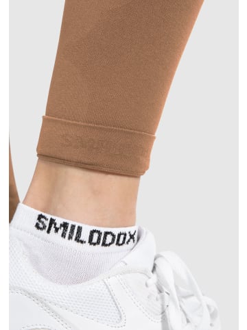 SMILODOX Leggings Seamless Amaze Pro in Hellbraun