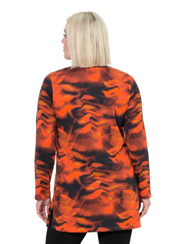 Ulla Popken Longshirt in dunkel weinrot