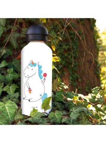 Mr. & Mrs. Panda Kindertrinkflasche Einhorn Baby ohne Spruch in Weiß