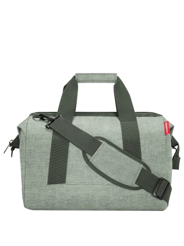 Reisenthel travelling allrounder M - Reisetasche 40 cm (twist maroon) in twist sage