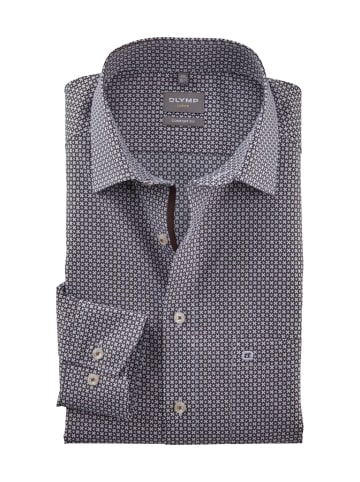 OLYMP  Hemd comfort fit in Braun