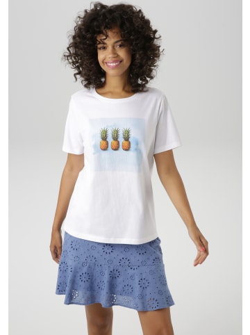 Aniston CASUAL T-Shirt in weiß