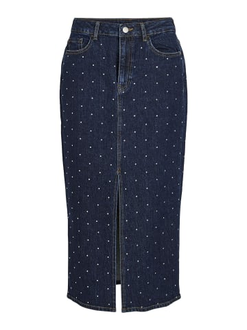 Vila Midirock in Dark Blue Denim