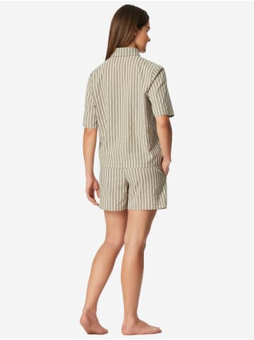 Schiesser Pyjama Selected Premium in oliv