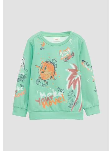 s.Oliver Sweatshirt in 66D0_türkis