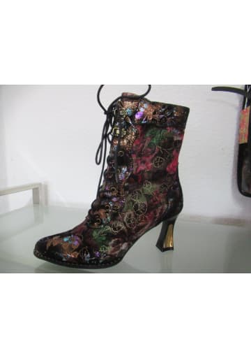 Schnürstiefelette  in Rot