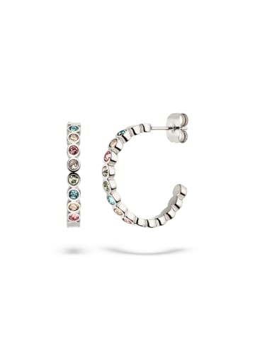 Tamaris Creolen Colorful Circles in silber