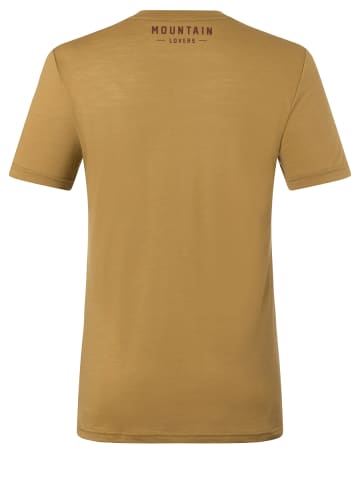 super.natural Merino T-Shirt in gelb