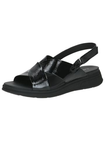 Caprice Sandale in BLACK NAPLAK