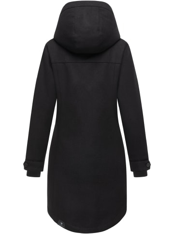 ragwear Wintermantel Jannisa Coat in Black