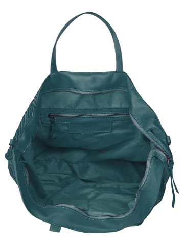 Samantha Look Shopper echt Leder in blau