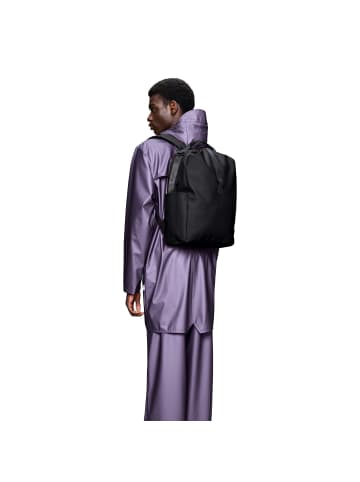 RAINS Clip Front - Rucksack 16" 44 cm (beige) in schwarz