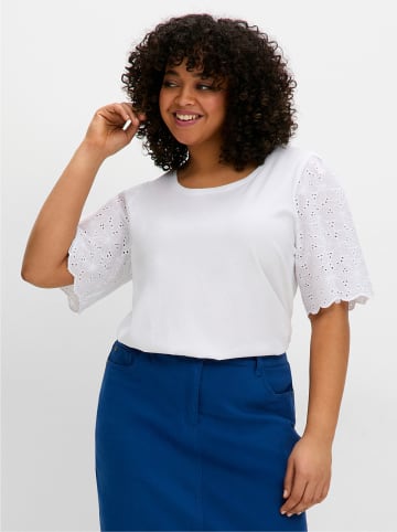 sheego T-Shirt in ecru