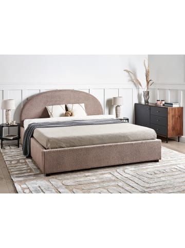 Beliani 2-tlg Doppelbett VAUCLUSE in Beige