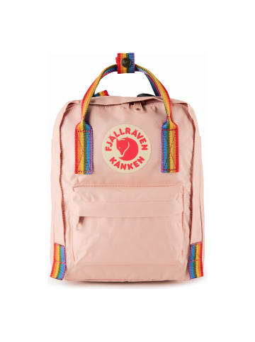 FJÄLLRÄVEN Kanken City Rucksack 29 cm in chalk rose-rainbow