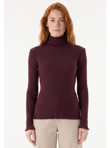 Organication Longsleeve "WOR22205" in Dark Wine