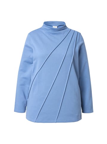 Ulla Popken Sweatshirt in kornblumenblau
